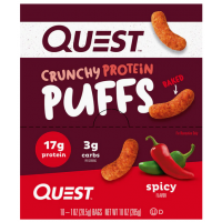 Crunchy Protein Puffs Spicy (3 individual packets)